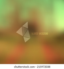 Abstract Modern Blurred Background - Vector Illustration
