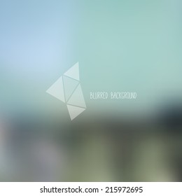 Abstract Modern Blurred Background - Vector Illustration