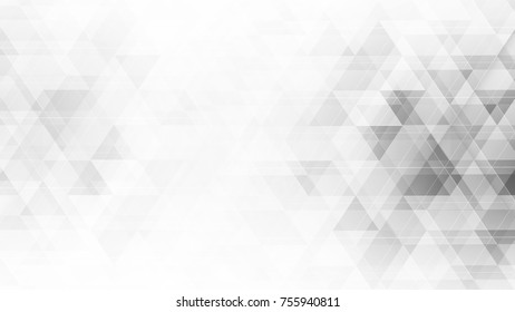 Abstract Modern Blurs Geometric Triangles White and Gray Vector Backgrounds