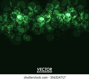 Abstract modern bokeh digital - Vector Background.