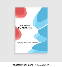 Abstract modern book cover, annual report, brochure, template layout, vector digital presentation, flyer, poster, banner