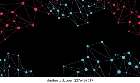 Abstract modern bright background vector illustration Abstract glitch  background Vector illustration Abstract background Light Futuristic blue red gradient vector black background contrast