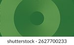 Abstract modern bright green gradient background with glowing neon circle lines element and halftone dots decoration. Trendy simple texture creative design