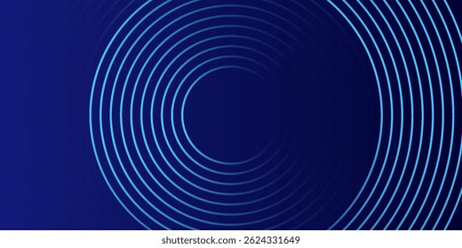 Abstract modern bright green gradient background with glowing neon circle lines element and halftone dots decoration. Trendy simple texture creative design. Suit for presentation, website