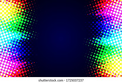 Abstract modern bright halftone background. banner or poster for advertising. vector illustration