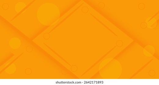 Abstract modern bright orange gradient background. Trendy simple diagonal dynamic geometric stripes vector design with shine lines and shadow.