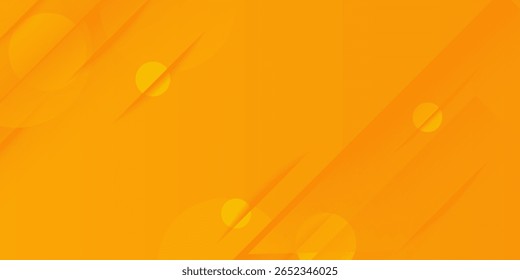 Abstract modern bright orange gradient background. Trendy simple diagonal dynamic geometric stripes vector design with shine lines and shadow.
