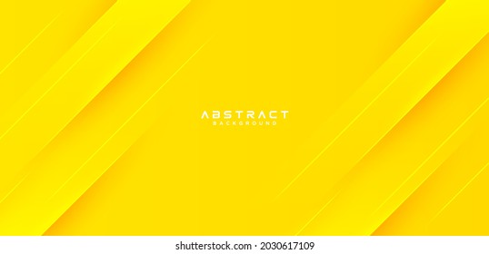 Abstract modern bright yellow gradient background. Trendy simple diagonal dynamic geometric stripes vector design with shine lines and shadow. Suit for cover, poster, brochure, banner, website, flyer