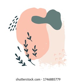 Abstract modern brush stroke background for your design
