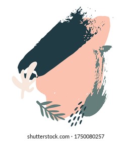 Abstract modern brush stroke background for your design