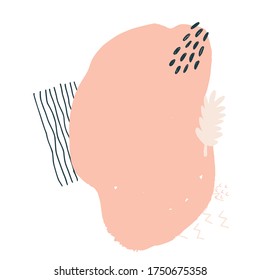 Abstract modern brush stroke background for your design