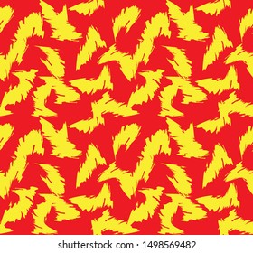Abstract Modern Brushstrokes Seamless Print Pattern in Vector - This is a abstract brushstrokes pattern suitable for prints, patterns and backgrounds for various mediums and websites
