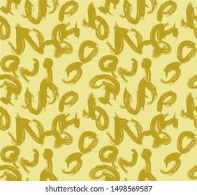 Abstract Modern Brushstrokes Seamless Print Pattern in Vector - This is a abstract brushstrokes pattern suitable for prints, patterns and backgrounds for various mediums and websites
