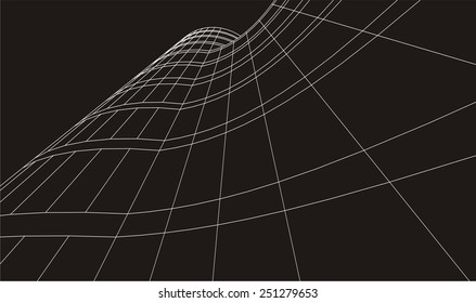 abstract modern building