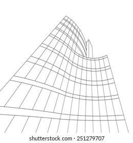 abstract modern building