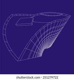 abstract modern building