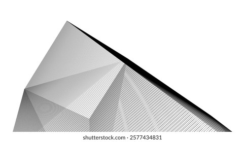 abstract modern buildings, architectural  3d