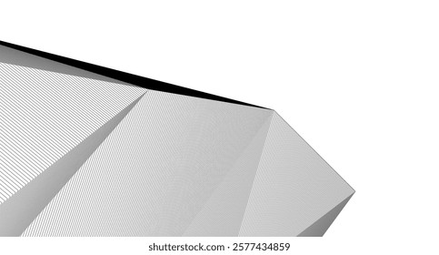 abstract modern buildings, architectural  3d