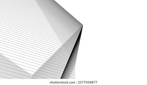 abstract modern buildings, architectural  3d