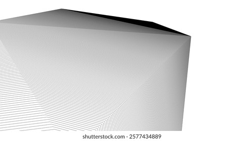 abstract modern buildings, architectural  3d