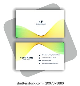 Abstract modern business card pattern vector