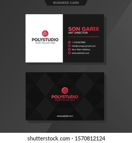 Abstract modern business card template design Name Card