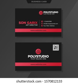 Abstract modern business card template design Name Card