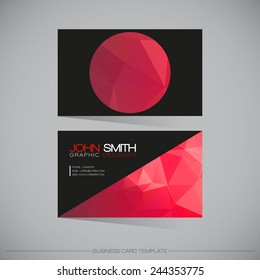 Abstract Modern Business - Card Template | EPS10 Vector Design