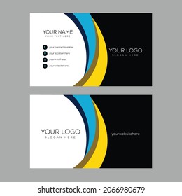 diseño simple abstracto de vectores de tarjetas de negocios modernos
