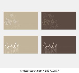Abstract Modern Business cards vector