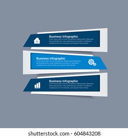 Abstract Modern Business Infographics Template