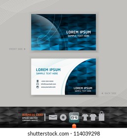 Abstract   modern Business-Card Design template / corporate identity design for business set / vector illustration