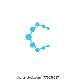 Abstract Modern C Letter Logo Design Vector Template