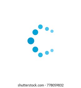 Abstract Modern C Letter Logo Design Vector Template