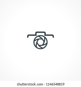 Abstract Modern Camera outline 