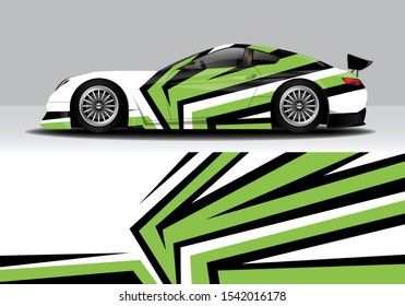 Abstract Modern Car wrap Vector Design. eps10