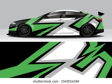 Abstract Modern Car wrap Vector Design. eps10