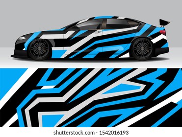 Abstract Modern Car wrap Vector Design. eps10