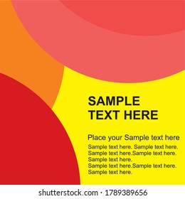 Abstract modern Circle geometric background vector