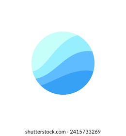 Abstract modern circle logo design vector