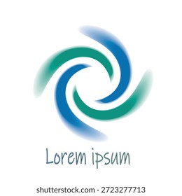 Abstraktes Modern Circle Logo. Vektorvorlage für Symbolsymbol.