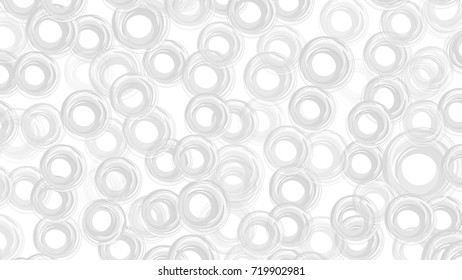 Abstract Modern Circle White and Gray Vector Pattern