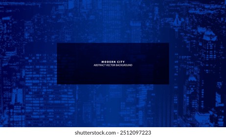 Fondo de Vector de ciudad moderno abstracto