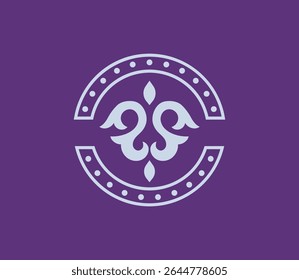 abstract modern classic ornament for decorative or symbol of company