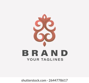 abstract modern classic ornament for decorative or symbol of company