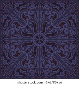 abstract modern classic violet and red pattern