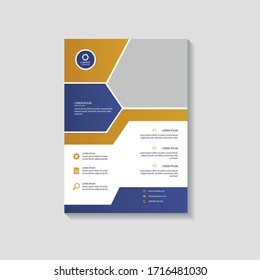 Abstract modern and clean business flyer. Stock illustration