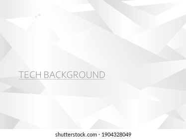 Resumen, moderno, limpio y neutro fondo de polígonos con gradiente gris. Adecuado para presentaciones, folletos, afiches y sitios web sobre el tema de negocios, tecnología, medicina y cualquier otro.