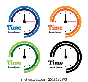 Relógio Moderno Abstrato Mostrando Espaço De Cópia De Tempo. Conceito comercial de cronômetro ou outro dispositivo de medição