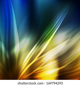 Abstract modern color background with shining waves. Vector for your business presentation